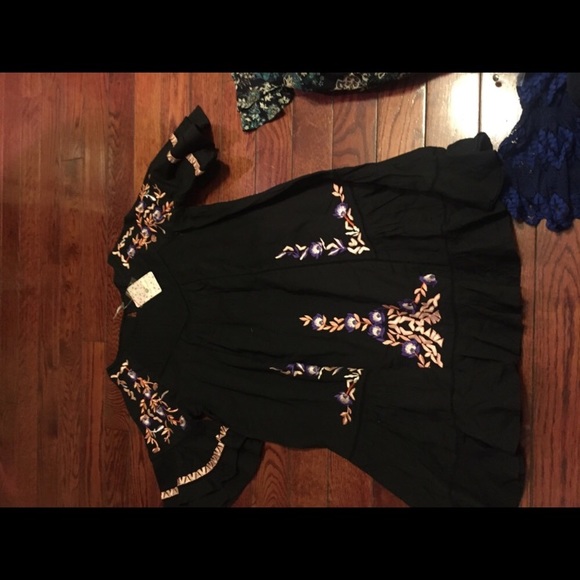 NEW NWT Free People Palvo Dress Black - Picture 4 of 5